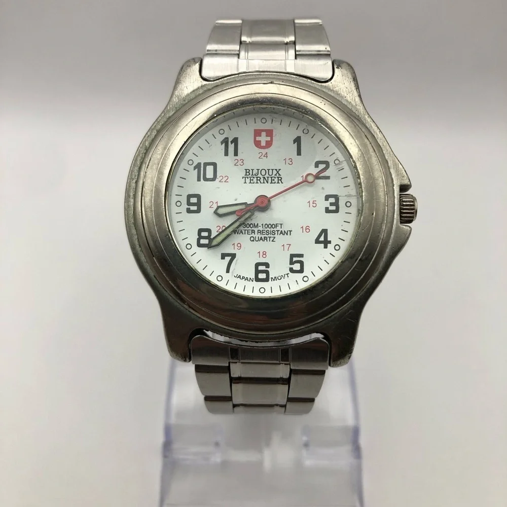 Vintage Bijoux Terner Men’s Watch 300M-1000FT Water Resistant (New Battery)
